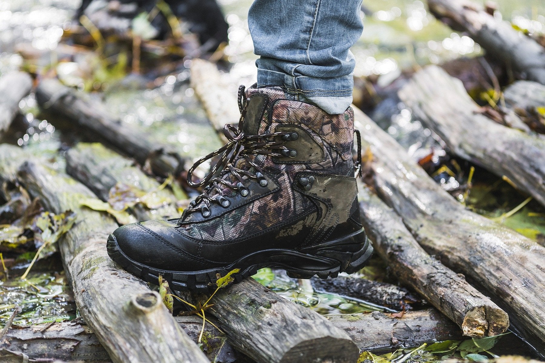 Turistická obuv Rege camo – v reálném prostředí 6