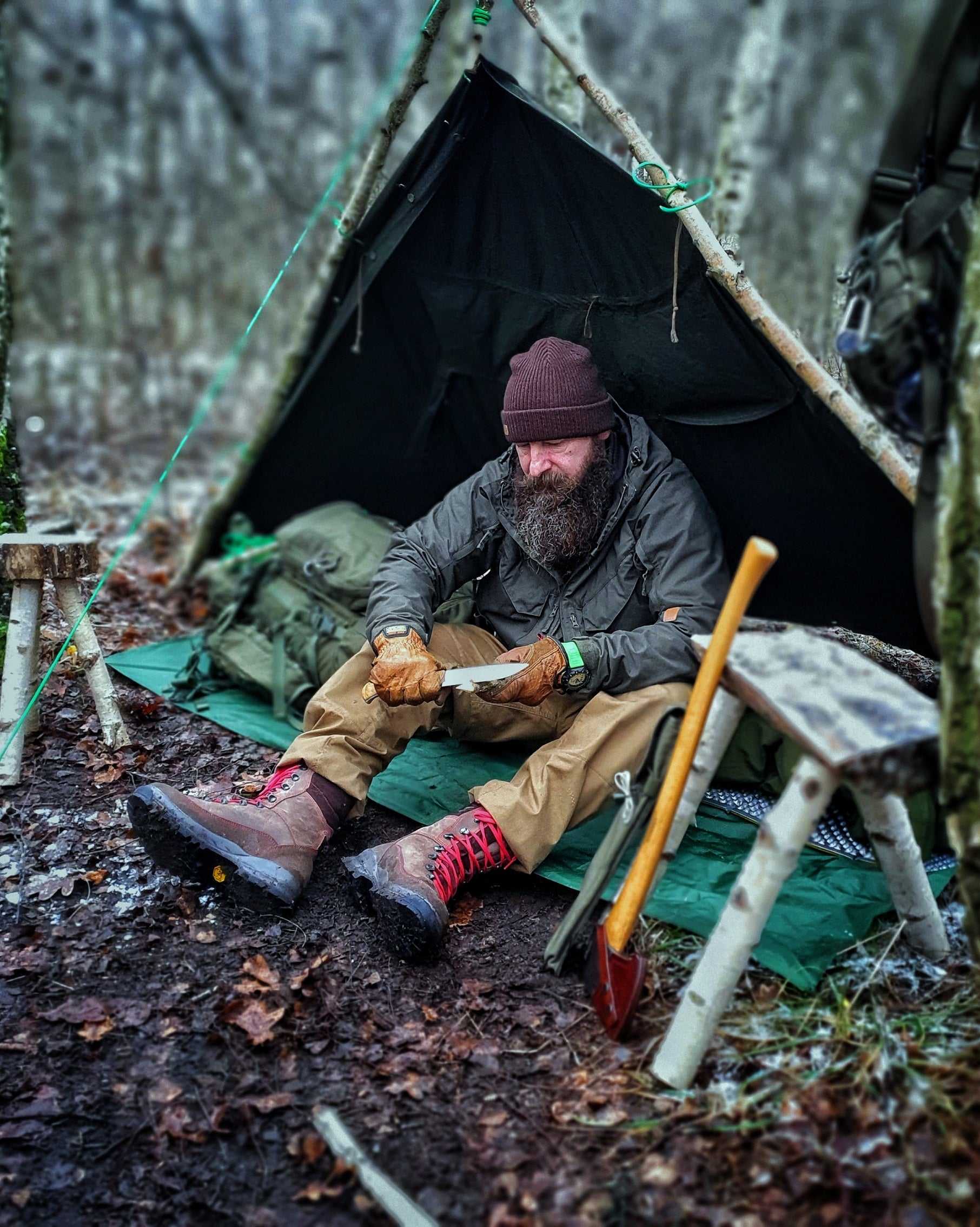 Turistická obuv Squad Grizzly Winter – v reálném prostředí 3