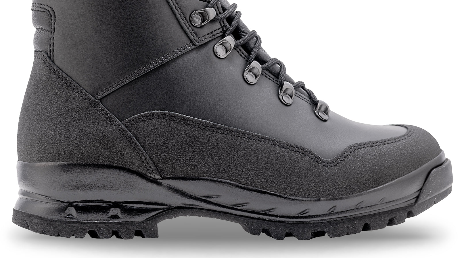 Policejní obuv Squad Black Winter – detail 1