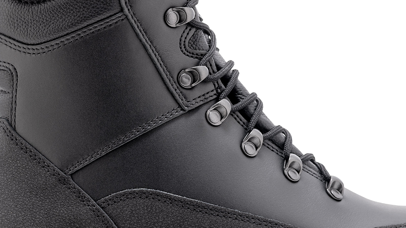 Policejní obuv Squad Black Winter – detail 2